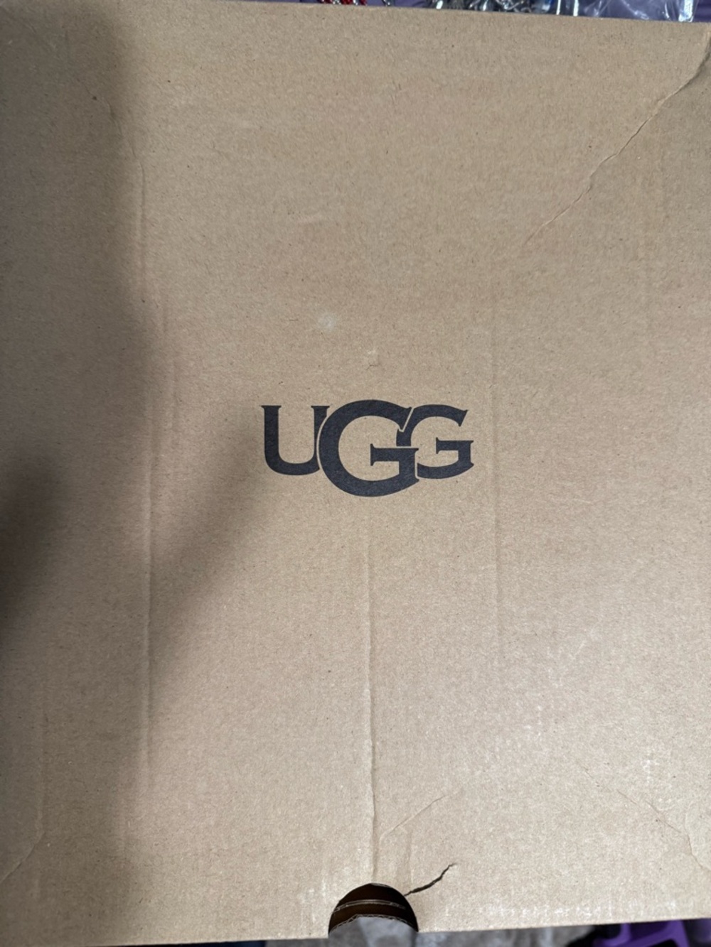 UGG Brown Ankle Boots Box